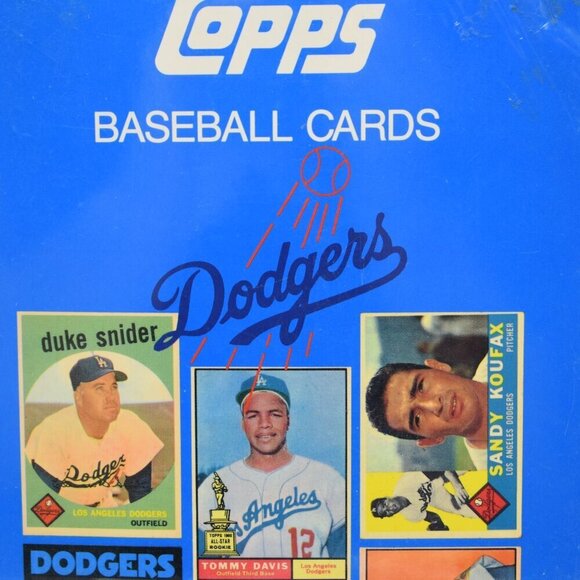 Price Stern Sloan Topps Baseball Card Team Book Dodgers 1952-1988 New/Seal - Picture 3 of 12